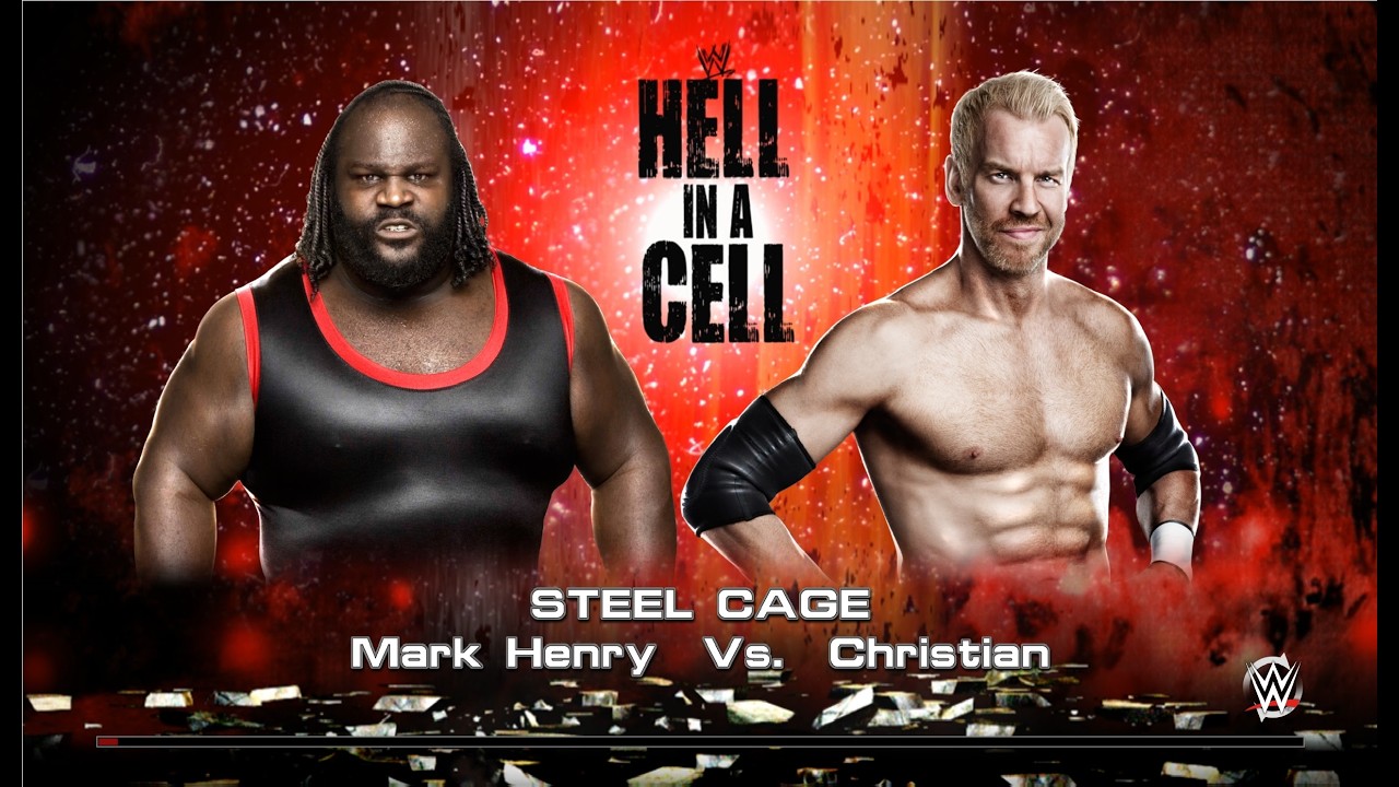 WWE 2k15 Личное первенство по правилам Steel Cage на вылет бой между Mark Henry hop - Christian
