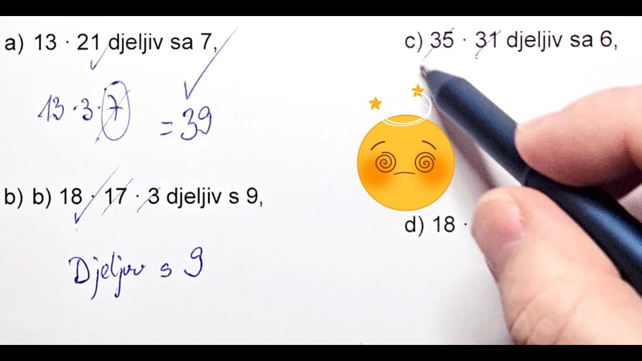 Svojstva djeljivosti zbroja, razlike i umnoška brojeva | Matematika – 5. razred
