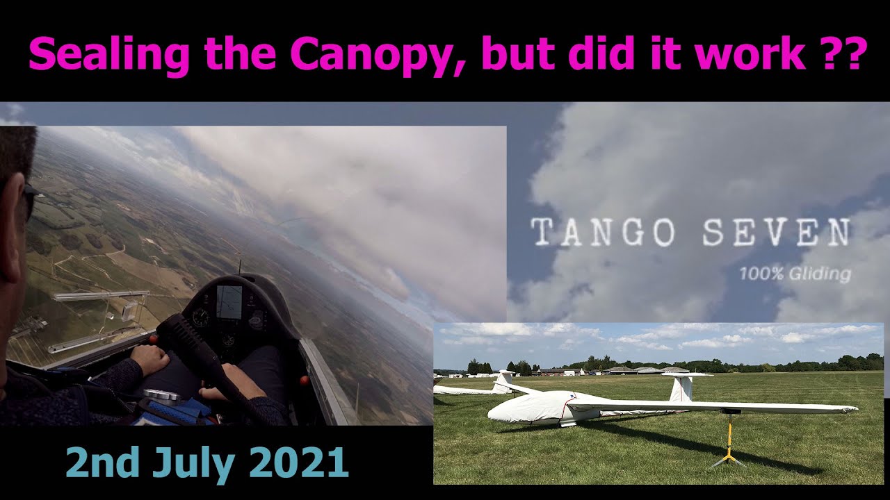 Sealing the canopy in my Std Cirrus Glider - Did it work? Plus a test flight with the OpenVario
