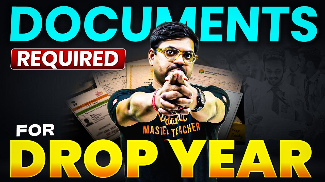 Must Have Documents For JEE Drop Year | JEE Mains 2027 | Harsh Sir