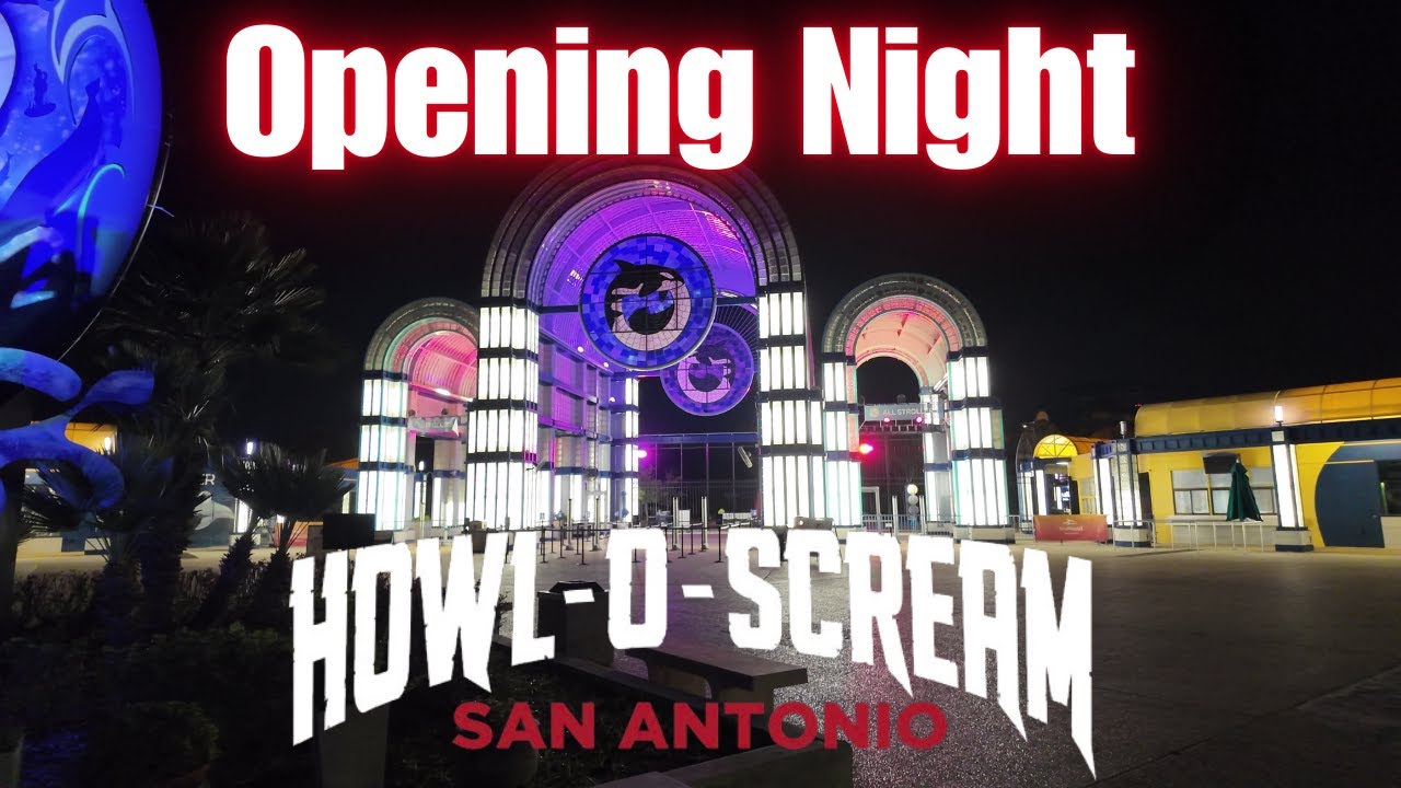 Howl-O-Scream San Antonio Opening Night 2024! #seaworldsanantonio #howloscream