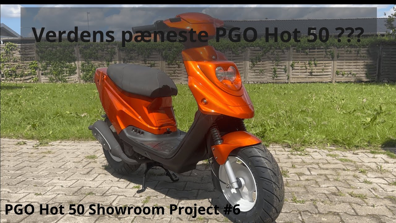 Verdens pæneste Hot 50?? // PGO Hot 50 Showroom Projekt #7