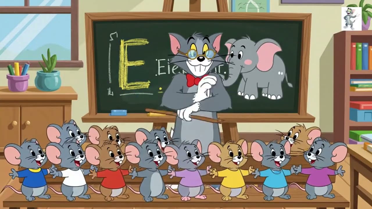 Tom Teaches A to Z 🐱📚 | Learn Alphabets with Fun Cartoon
