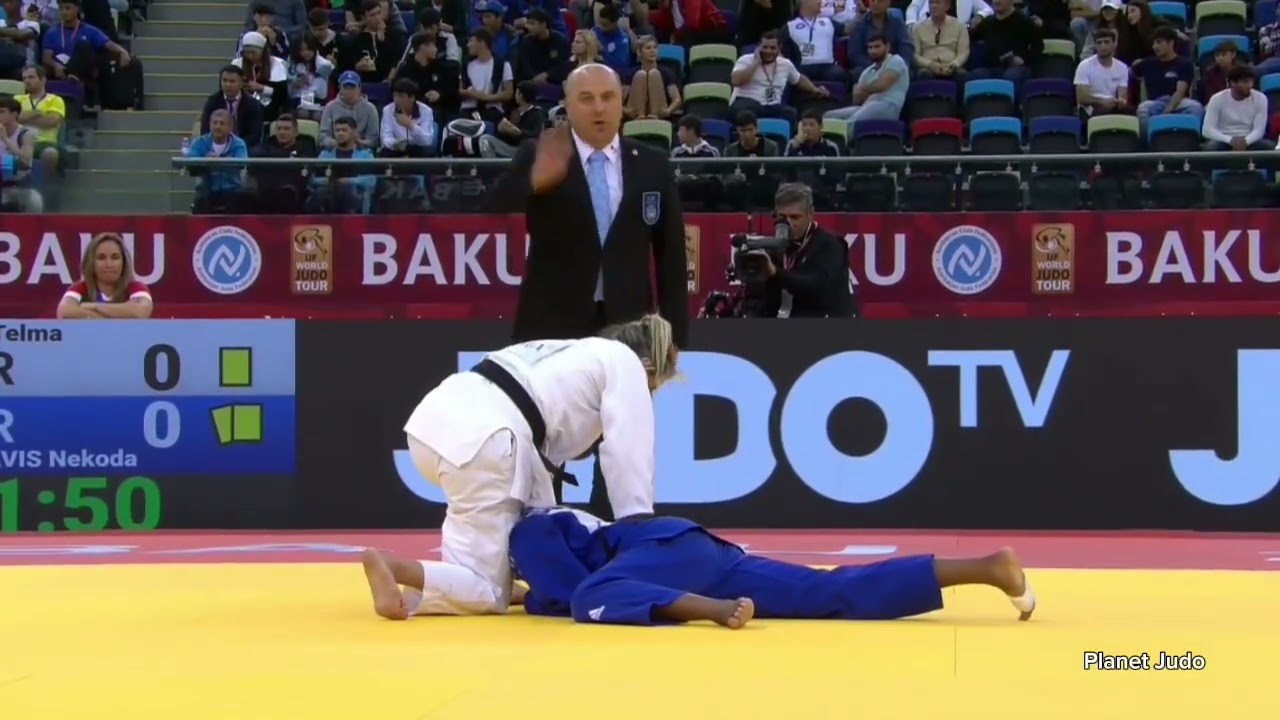 Telma MONTEIRO 🇵🇹 🆚️ Nekoda SMYTHE-DAVIS 🇬🇧 | 3 раунд /-57кг | Большой Шлем Баку 2023