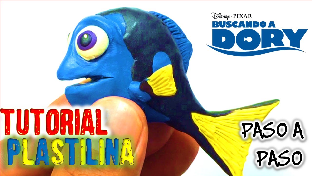 ✅COMO HACER DORY DE PLASTILINA PASO A PASO ✅ MI MUNDO DE PLASTILINA