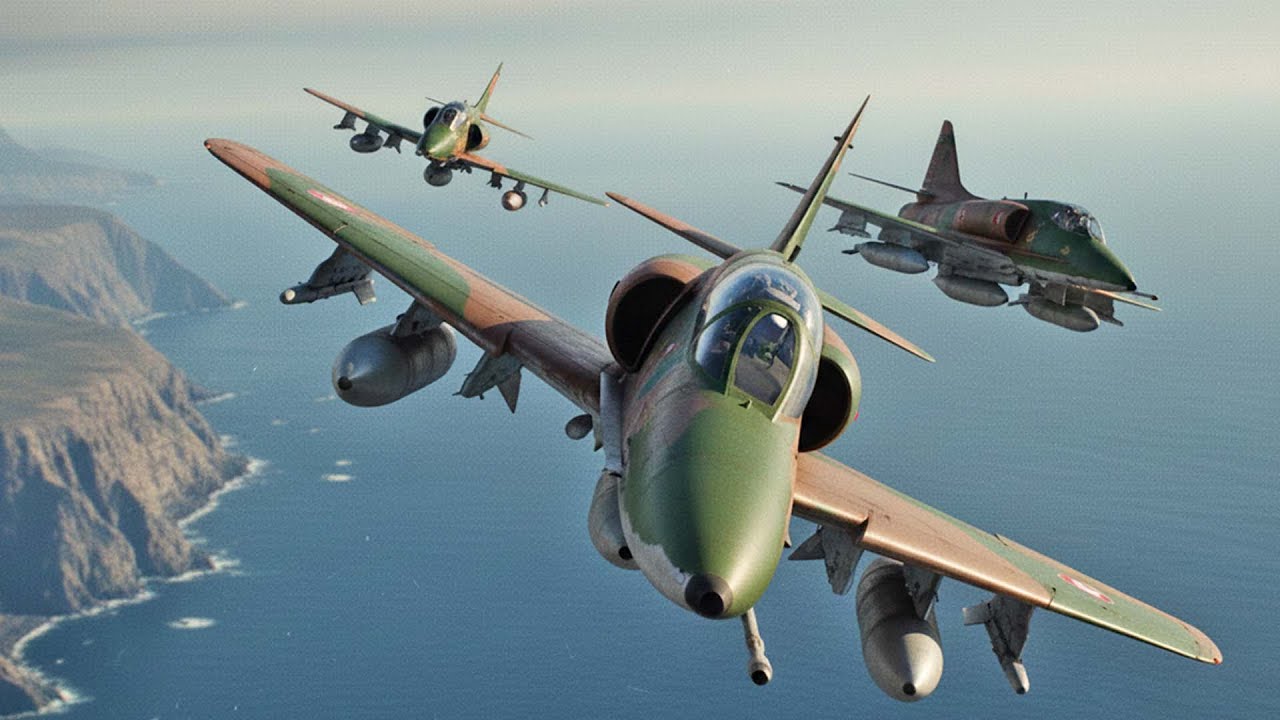 When A-4 Skyhawk Aircraft Attacked British Warships