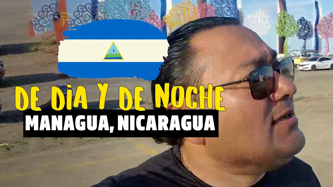 Managua de día y de noche / Isla del amo, Laguna de Tiscapa, Monumento a Sandino y luces increíbles