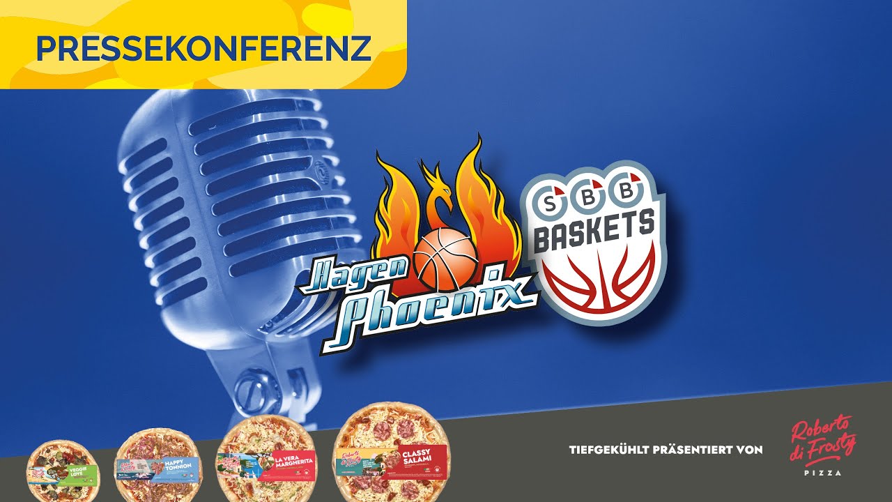 Pressekonferenz: Phoenix Hagen vs. Wolmirstedt | presented by Frosty Pizza