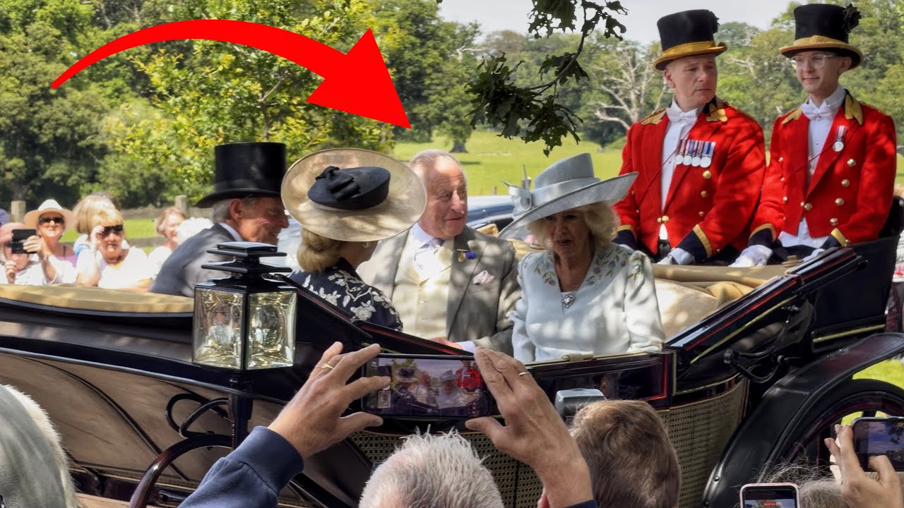 Royal Ascot: Three Cheers for the King and Queen as They Board the Ascot Landau Carriage