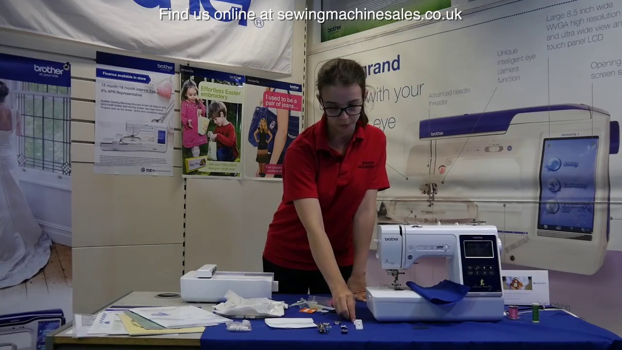 Brother Disney M280D Embroidery Sewing Machine Demonstration