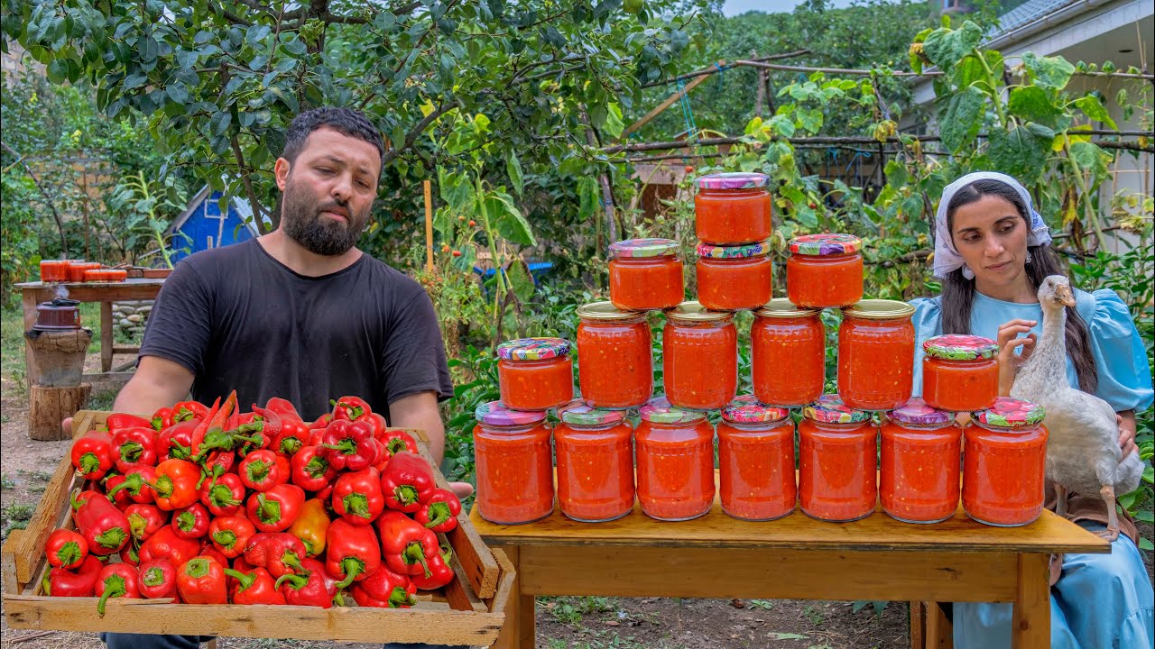 Лучший рецепт аджики за 100 лет. Невероятно вкусная! Вы должны попробовать это!