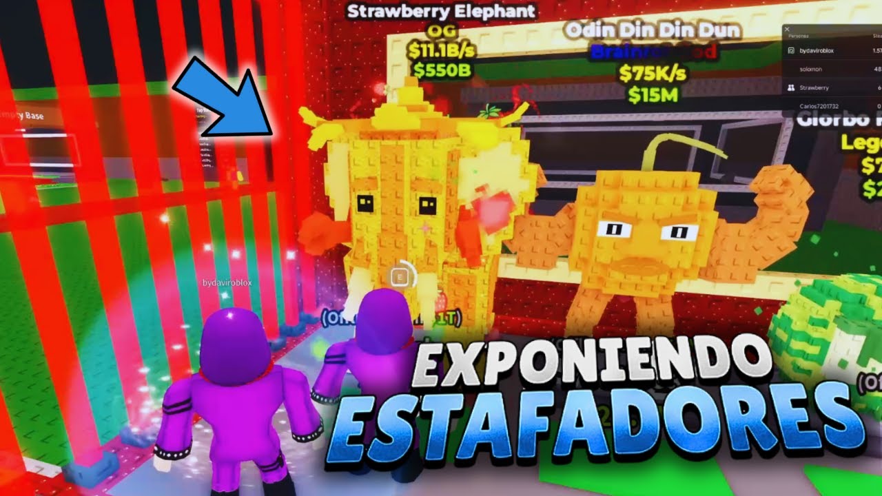 🍓Cacé ESTAFADOR con STRAWBERRY ELEPHANT de +11B/s y ESTO PASÓ... *lo NUNCA VISTO*