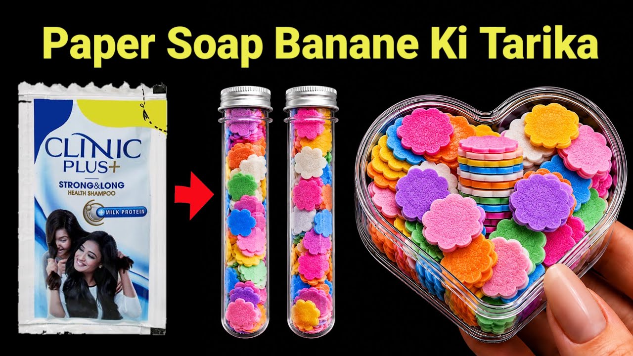 Homemade Paper Soap Making Kit🧼/homemade paper soap/How to make paper soap/paper soap making#diysoap