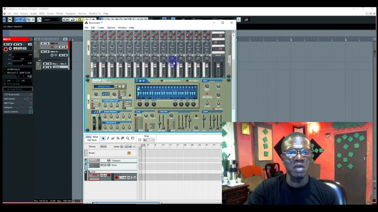 How to rewire Reason 5 with cubase 5 lesson for you.