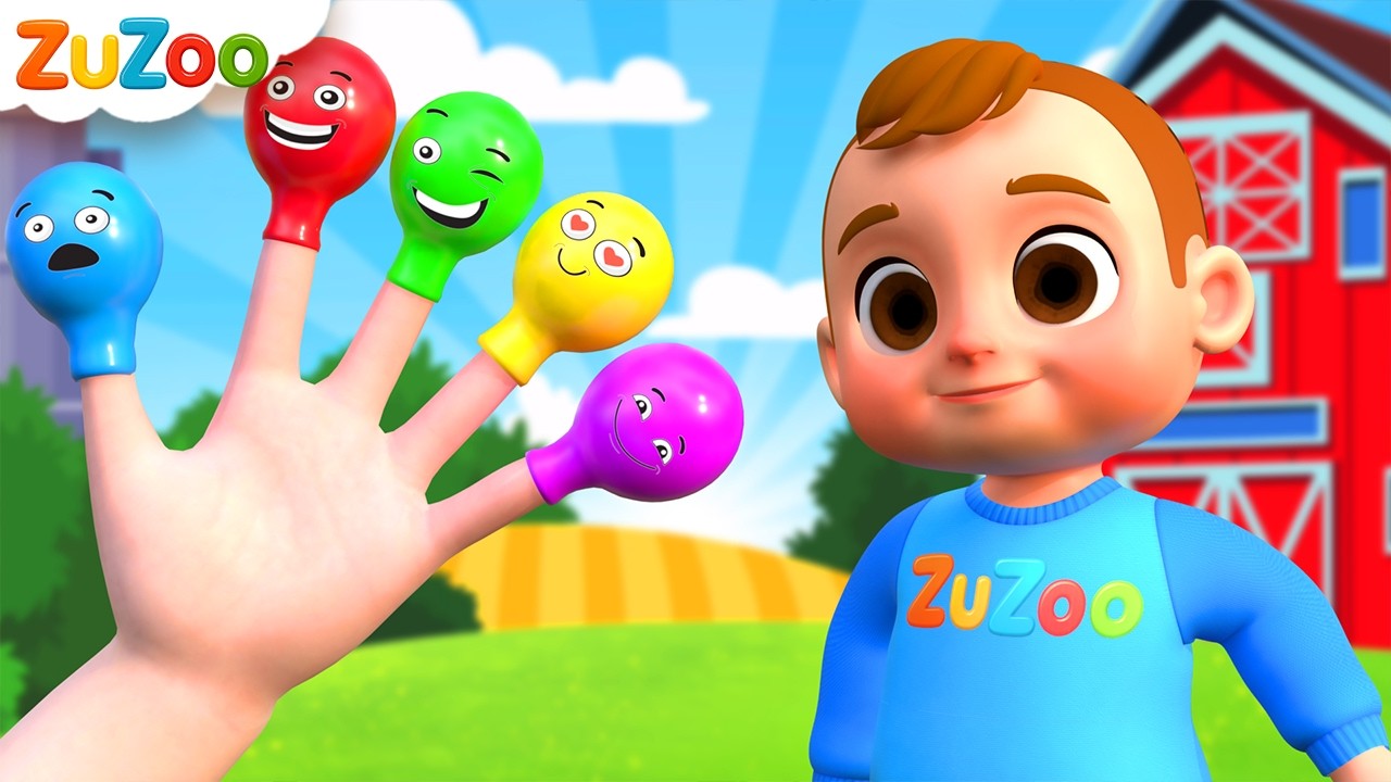 Finger Family Where Are You? - Balloon Finger Song For Kids | ZuZoo Nursery Rhymes & Kids Songs