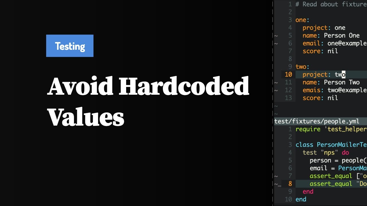Fixing Brittle Tests: Avoid Hardcoded Values