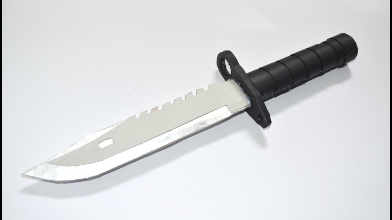 Как сделать из бумаги нож M9 Bayonet   из игры CS:GO