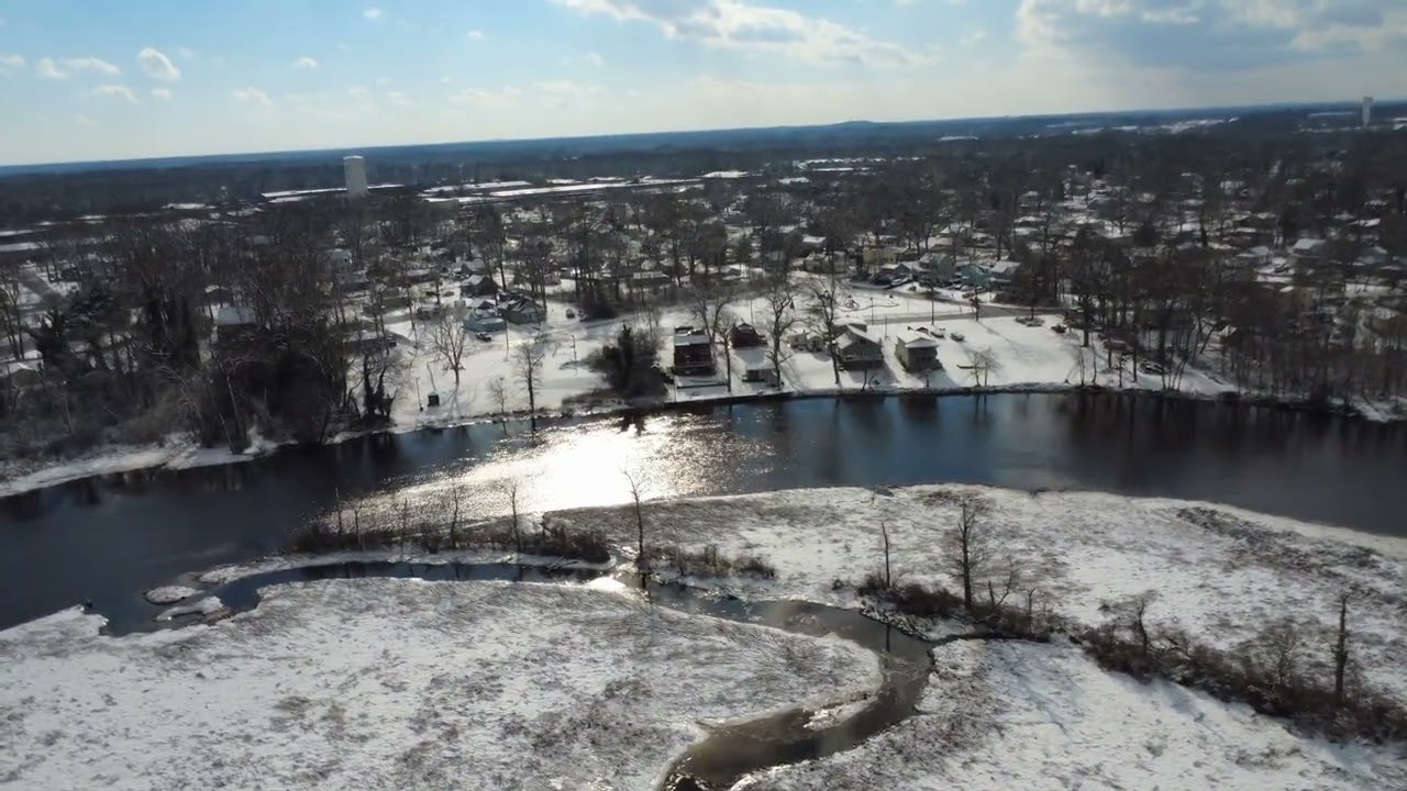 Hainseport drive to Rancocas State Park