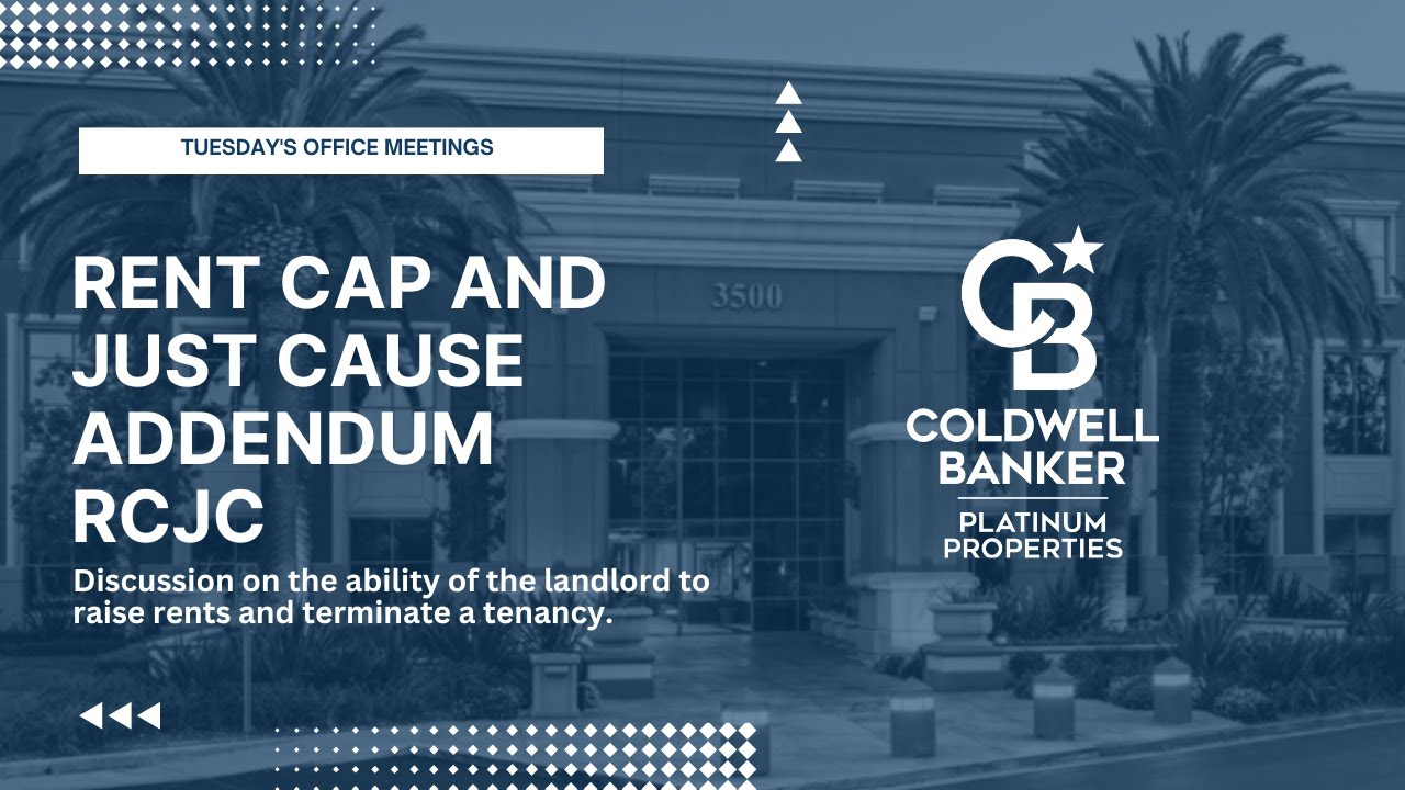 RENT CAP AND JUST CAUSE ADDENDUM RCJC