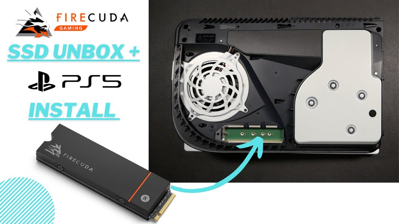 PS5 M.2 SSD Storage Upgrade | FireCuda 530 + Heatsink Unbox and Install