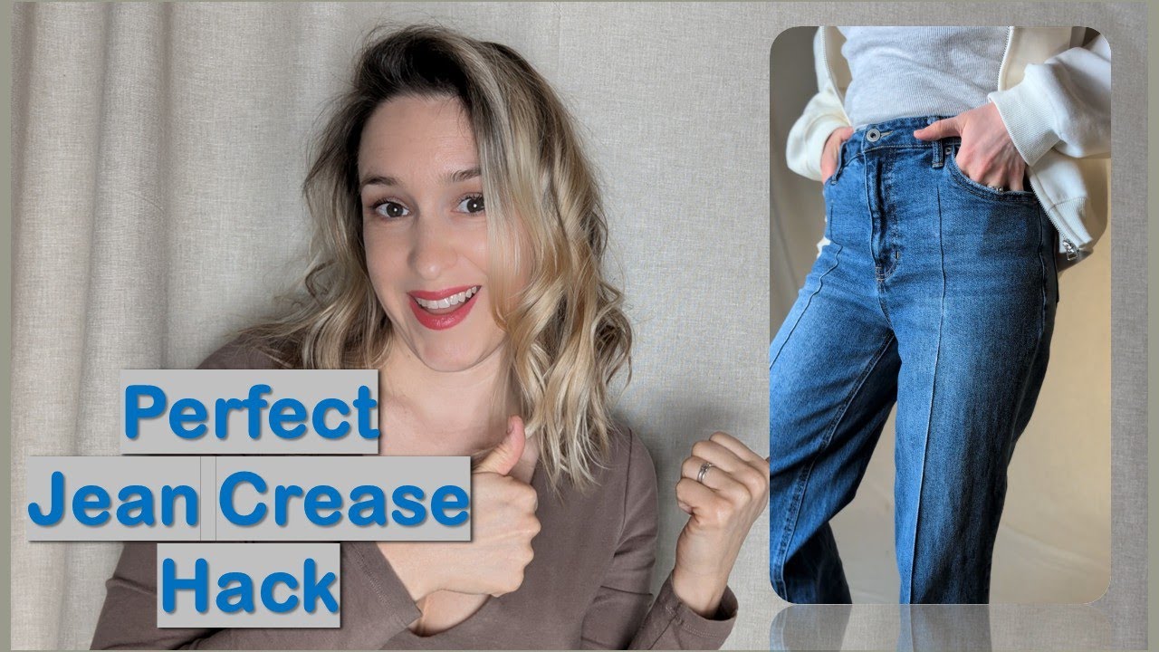 How to Crease Jeans Like Pro + Bonus Tip!