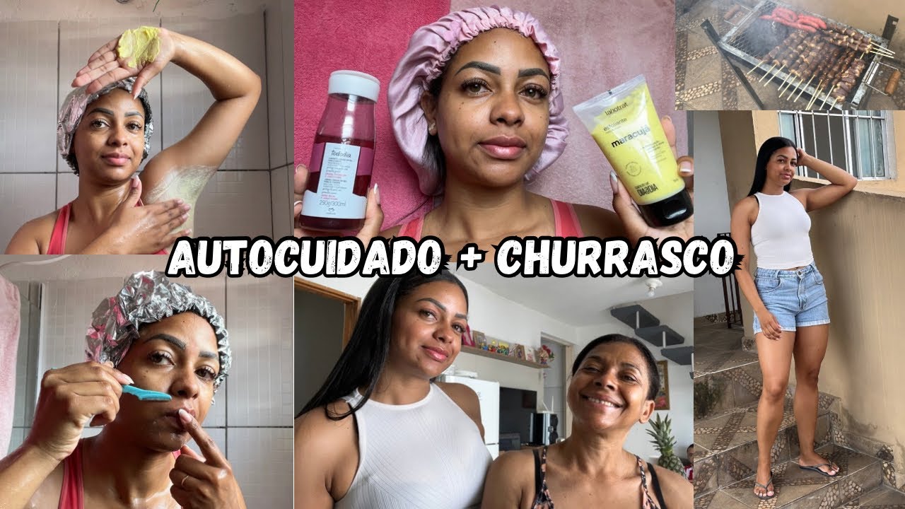 VLOG I ACIDIFICAÇÃO CAPILAR I ESFOLIAÇÃO I CHURRASCO NA CASA DA MAMIS 💖