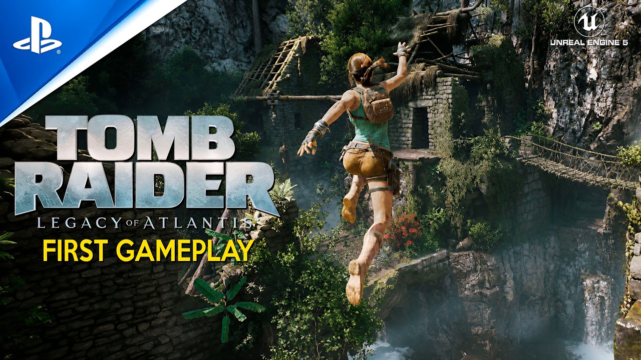 TOMB RAIDER REMAKE First Gameplay Reveal | MOST ICONIC NEW LARA CROFT Legacy of Atlantis Adventure