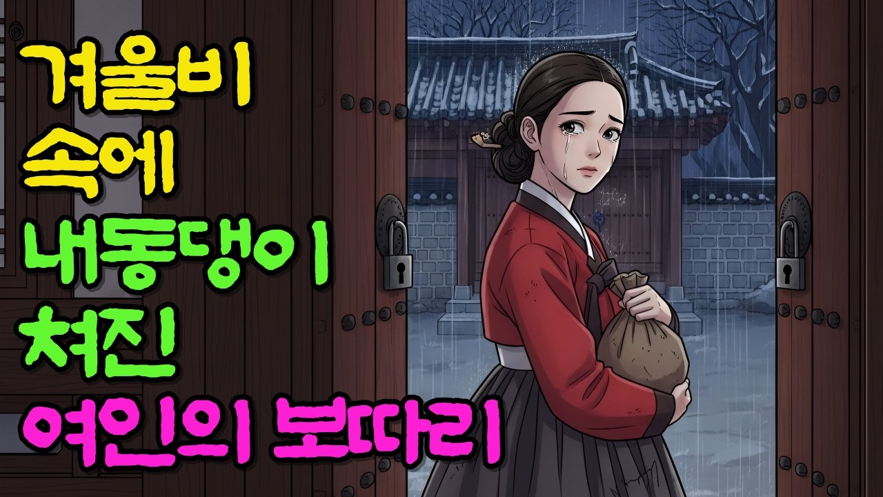 옥비녀 도둑으로 몰려 쫓겨난 가난한 며느리, 빗속에서 그녀의 진짜 정체가 드러난 순간 | 야담 • 민담 • 전설 • 설화 • 옛이야기 • 야사 • 오디오북 • 수면동화