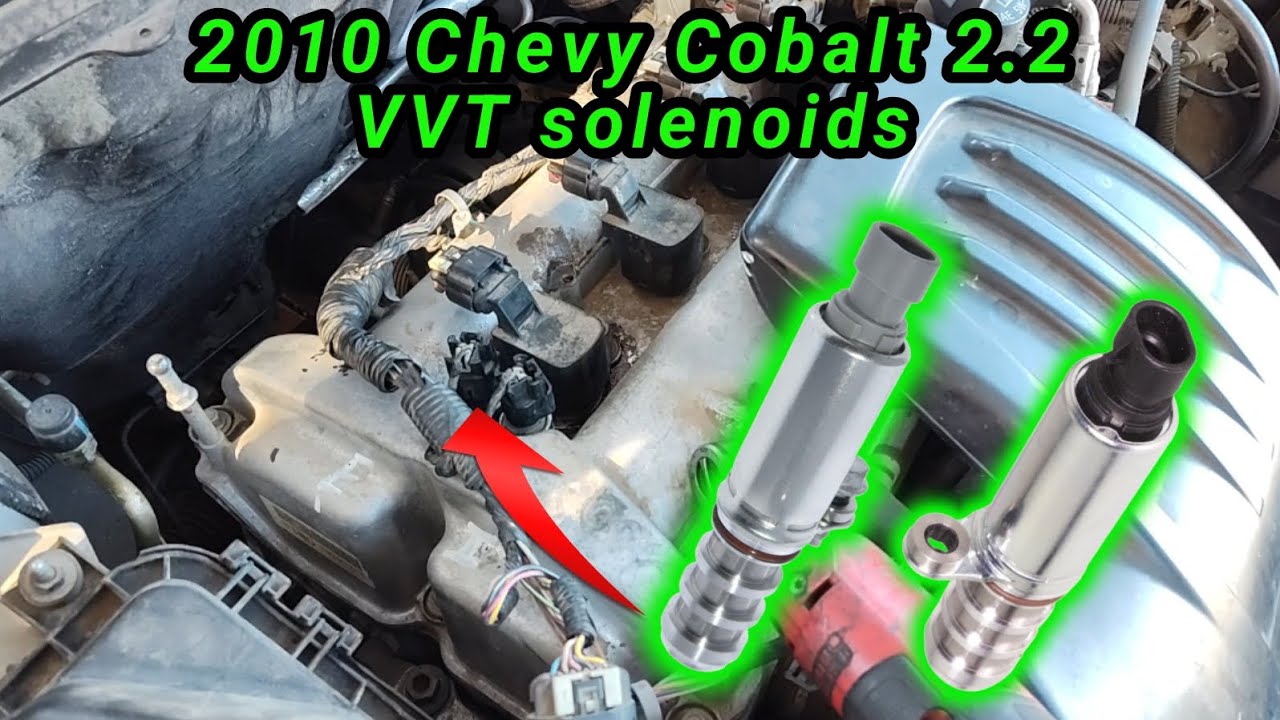 2010 Chevy Cobalt 2.2 Cómo cambiar los solenoides de tiempo variable ( VVT solenoids )