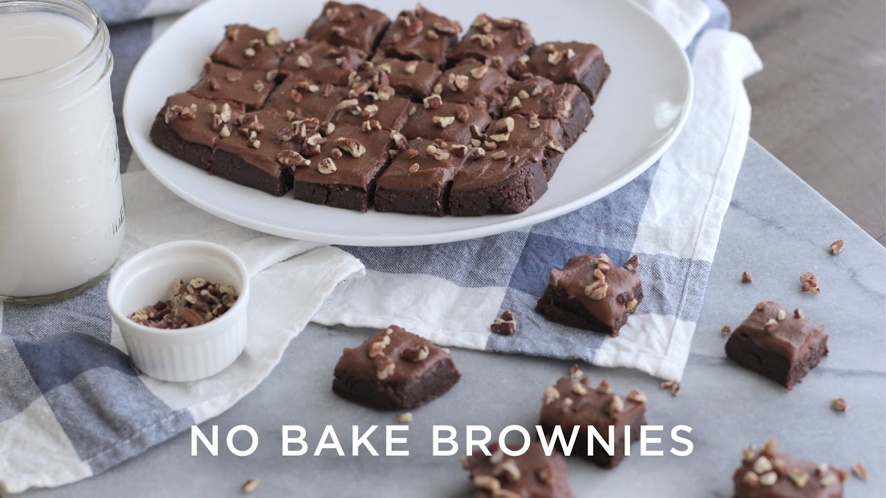No Bake Brownies | Vegan + Gluten-Free!