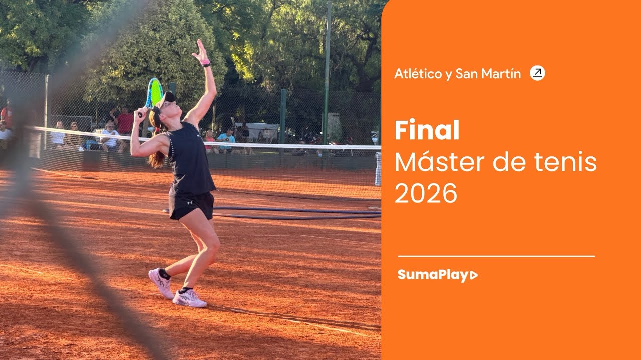 Máster de tenis: se disputaron las finales en Atlético
