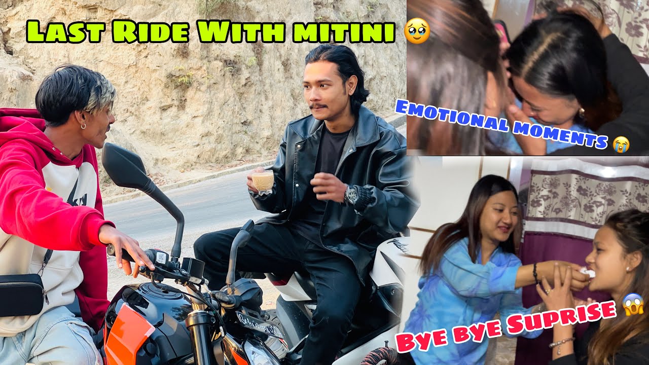 Bye Bye Suprise To Mitini😔❤️|| Lastai Emotional Moment Vayo😭❤️