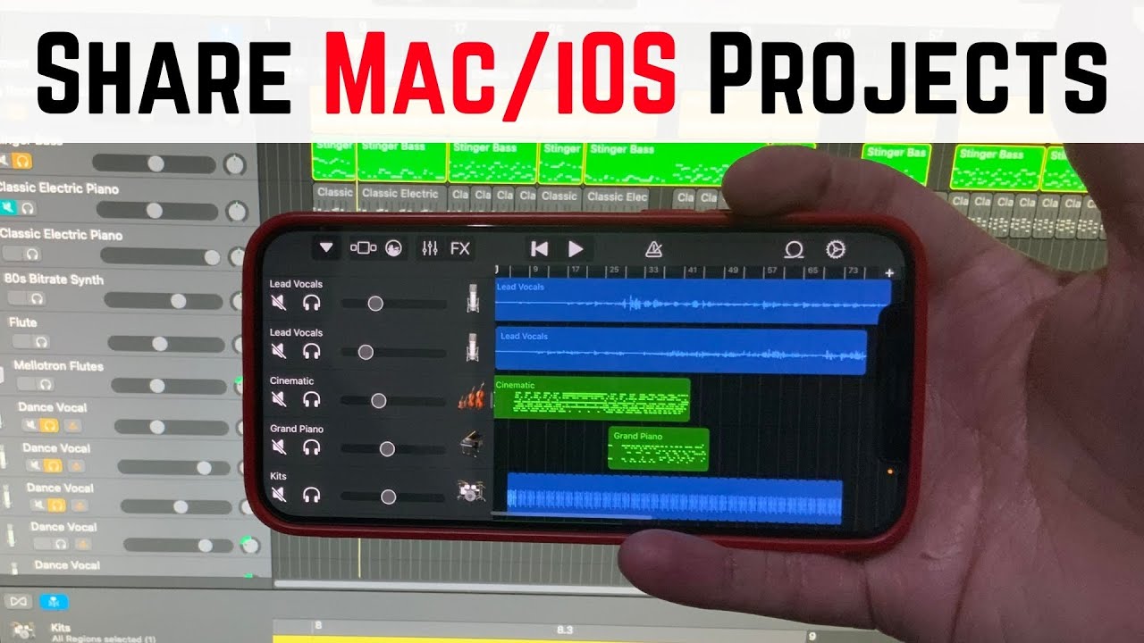 GarageBand Mac to GarageBand iOS | How to SHARE
