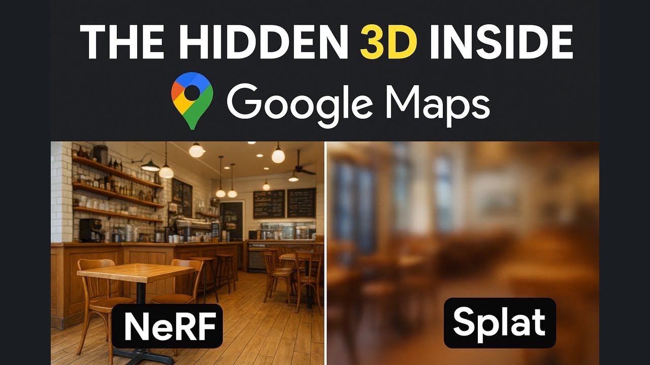 The Hidden 3D Inside Google Maps (Gaussian Splatting)