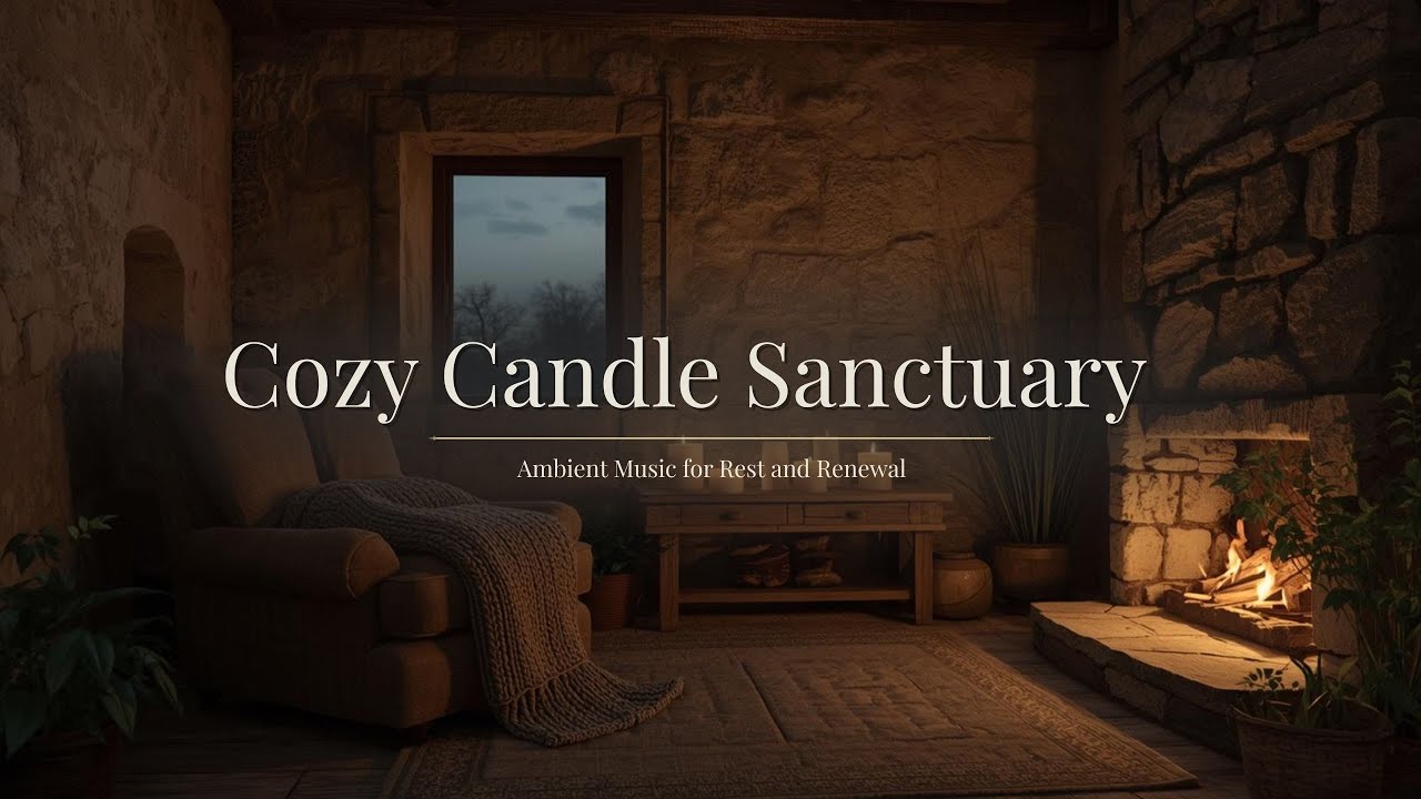 Cozy Candle Sanctuary | Calming Ambient Music for Rest and Relaxation
