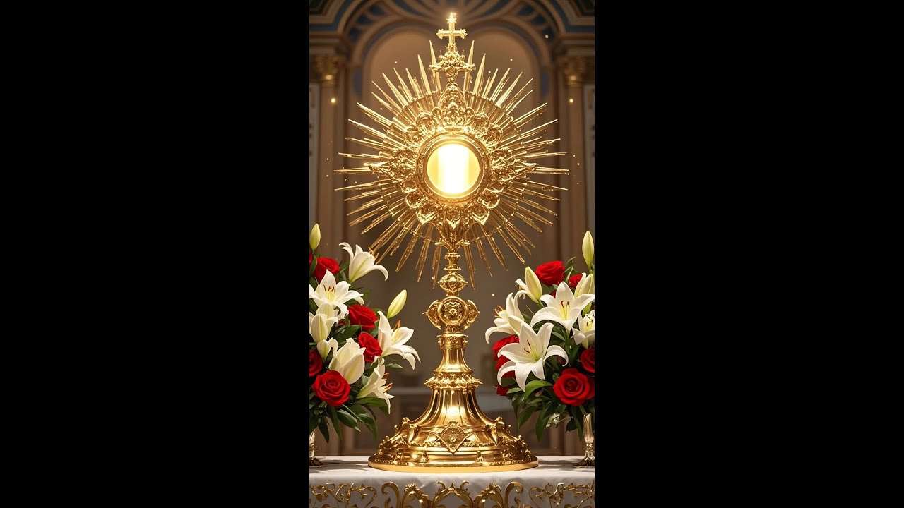 Five Minutes with Jesus in the Blessed Sacrament When You Feel Held in the Quiet 🤲🌙