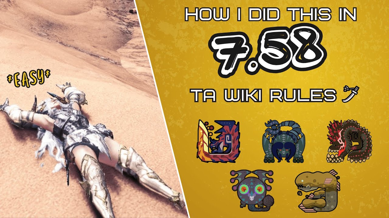 Longsword vs 5 Monsters Solo TA Wiki Rules + In The Waste