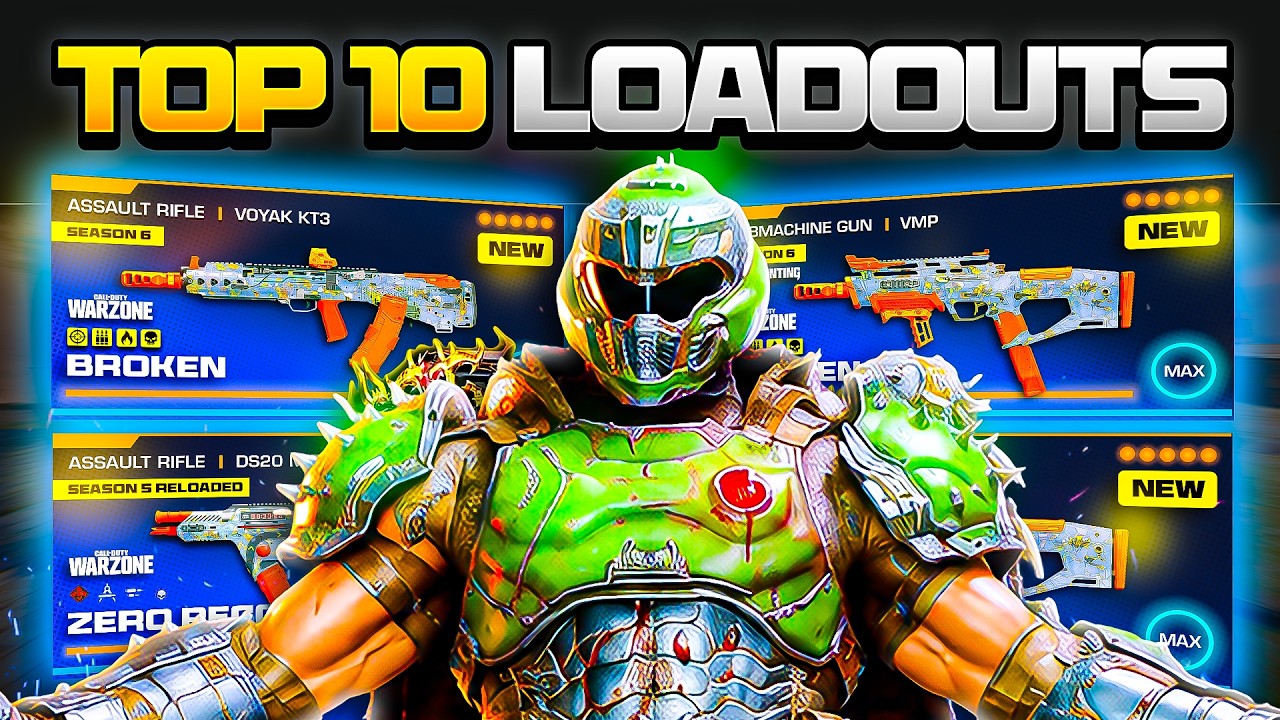 the TOP 10 *BROKEN* META Loadouts in Warzone After the NEW UPDATE! (Warzone BEST Builds)