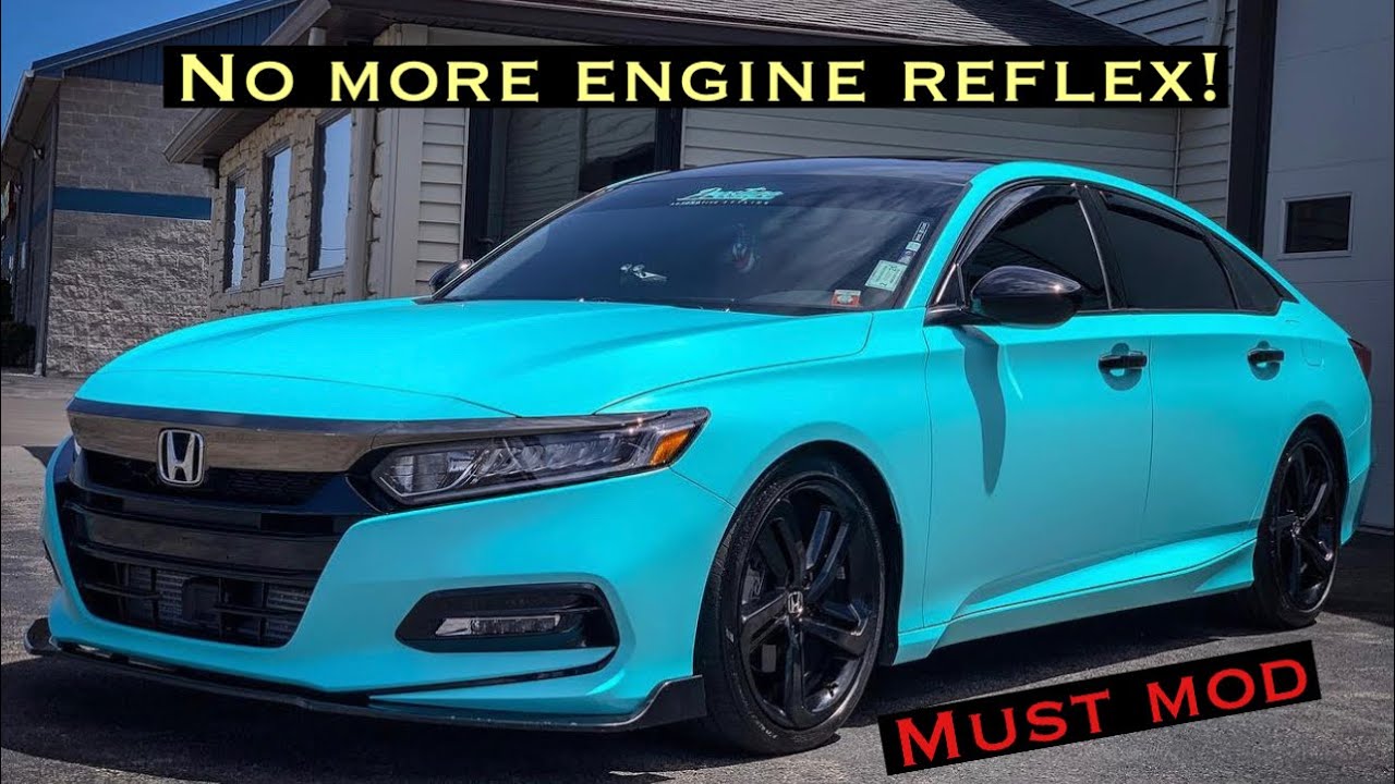 2018-2021 honda accord sport 2.0t upper and lower torque mount mod install