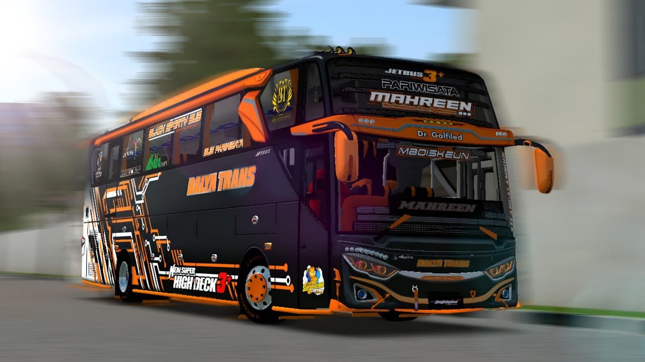 ❗MENGGODAA🤤❗SHAREE MOD JETBUS 3 GEN 3 FULL SPEK CUSTOM ACC || BUSSID V3.7.1