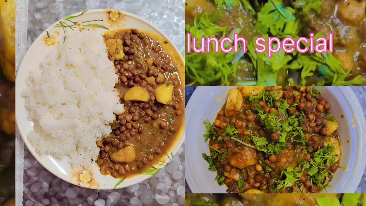 Kala chana aaloo ki sabji#काले चने आलू की सब्जी ये तारिका देख सारे तारिके भूल जाए..#recipe#cooking 