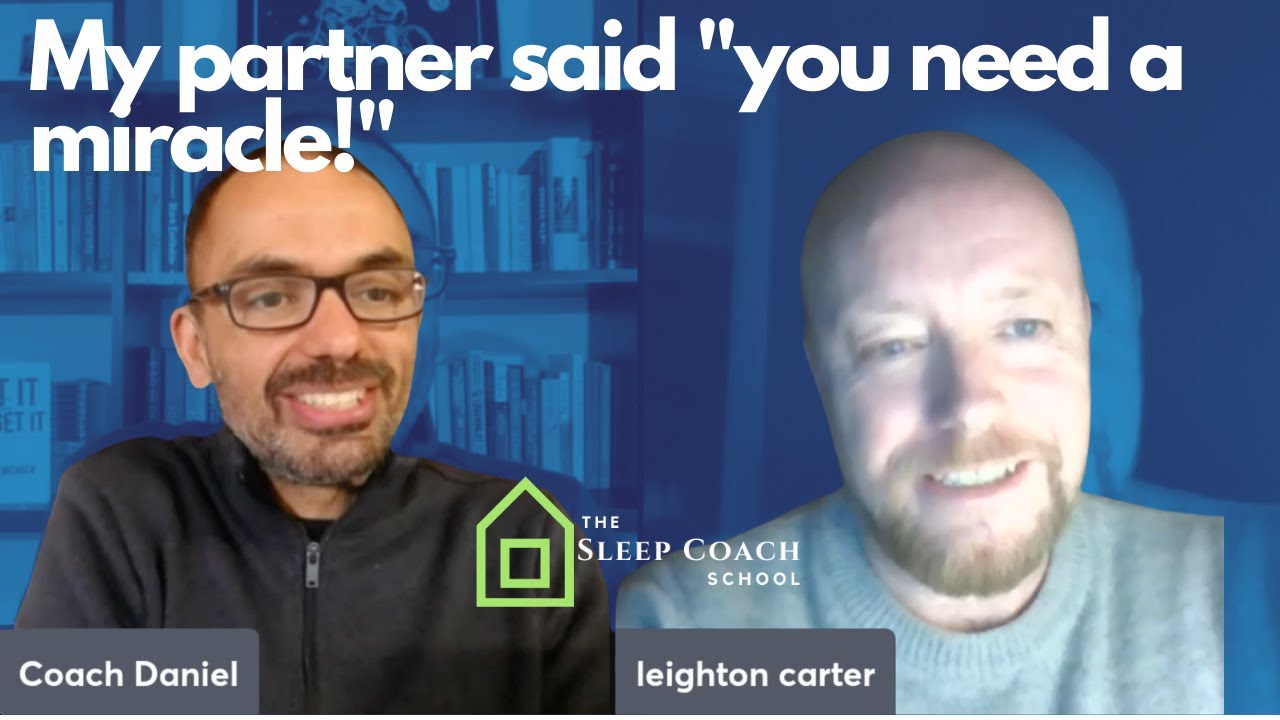 Talking insomnia #87: Leighton never believed it possible - he is sleeping well after 17 years.