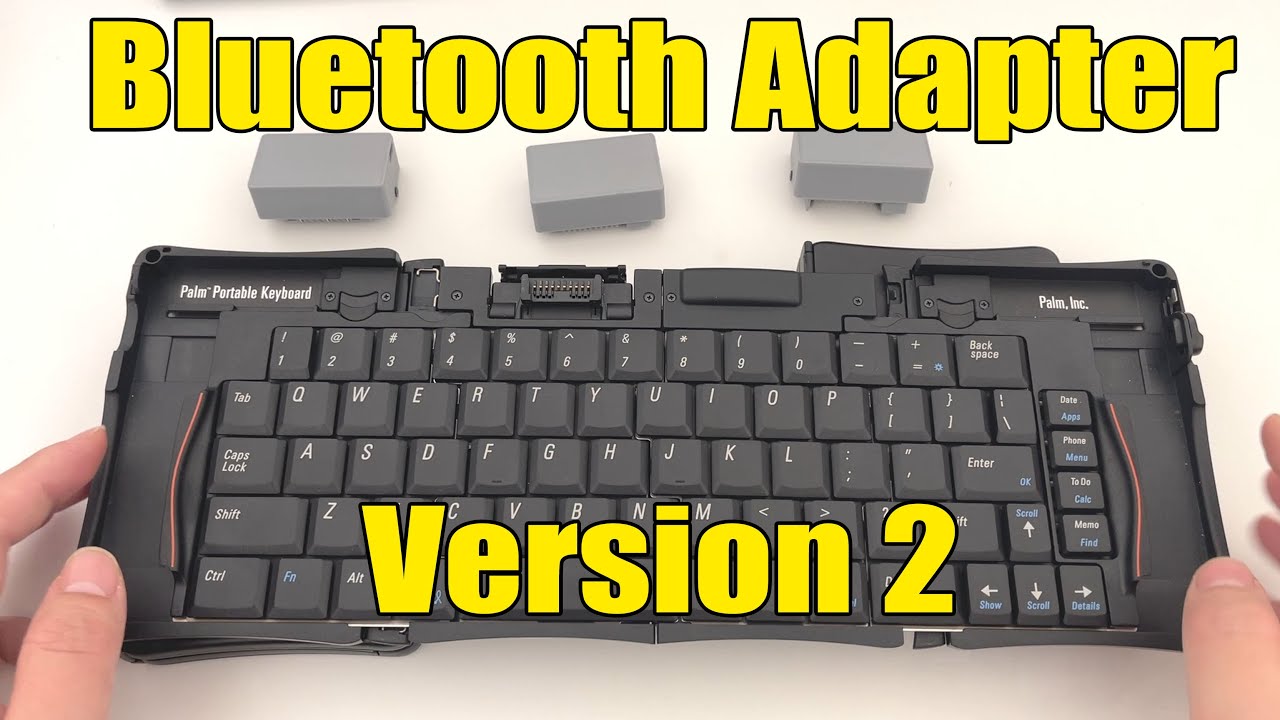 Обновление Bluetooth-адаптера для портативной клавиатуры Palm