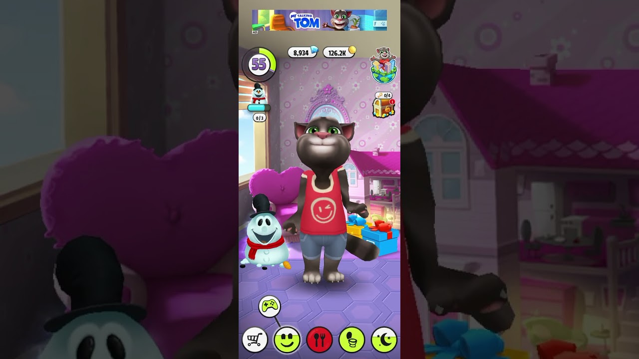 Talking Tom 😺 fun 😊 new android game play 