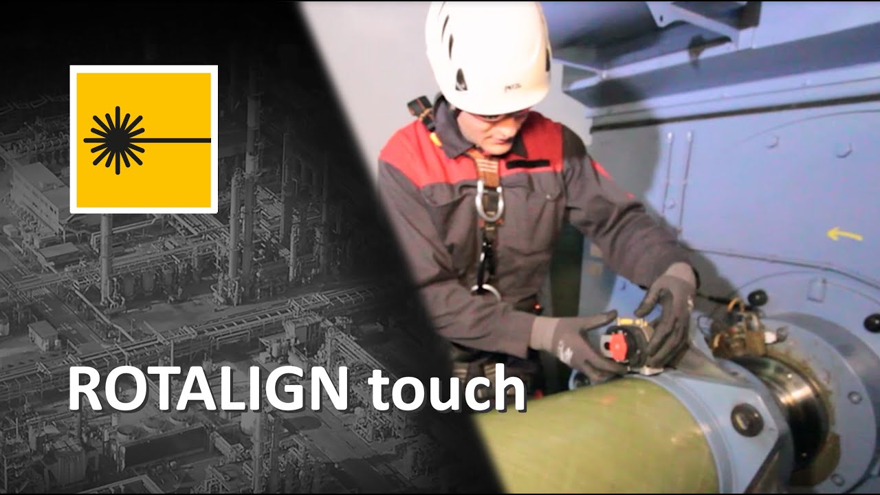 ROTALIGN touch ile uzaktan lazer şaft hizalama