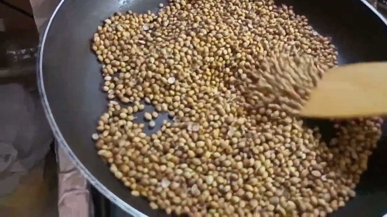 الطريقة الصح ل #تحميص و طحن و حفظ الكزبرة الناشفة (طريقة ماما)