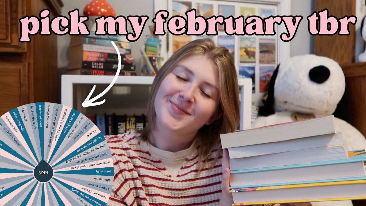 tbr wheel picks my February reads 💌🌷🫶