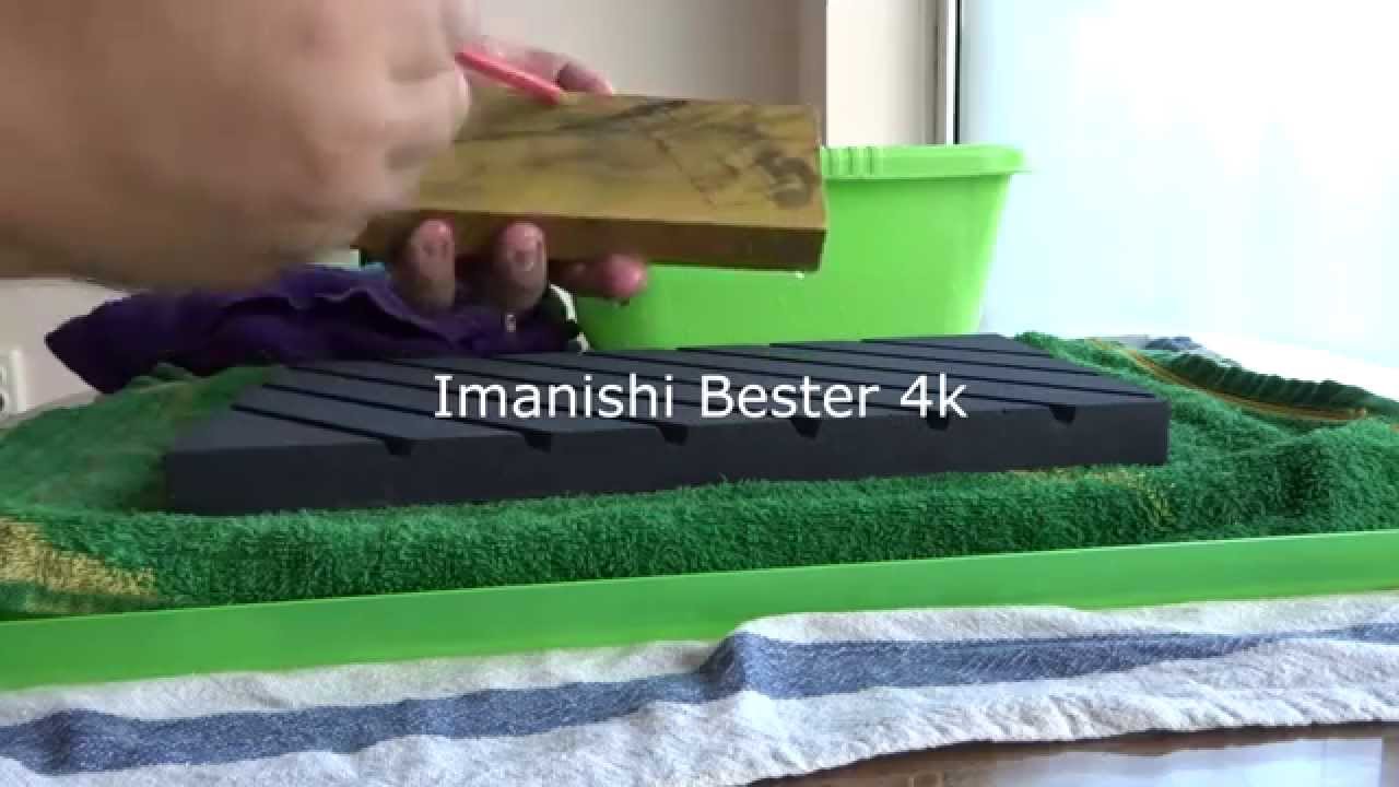NANIWA Flattening/Lapping Stone & Imanishi Bester 4000 & 8000 - part 1