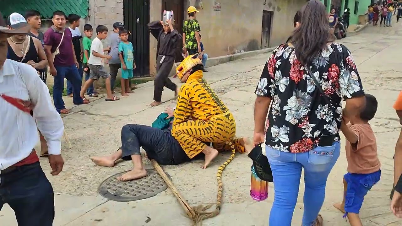 RECORRIDO DE LA DANZA DEL TIGRE EN COZOYOAPAN, GUERRERO 2023