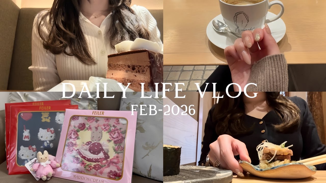 Видеоблог. Повседневная жизнь офисной леди в Токио ☕️ FEILER, покупки Sanrio 🍎 Odaiba DiverCity, ...
